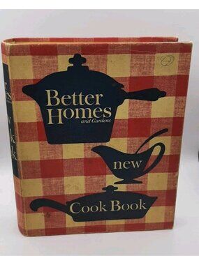 Vintage 1965 Better Homes and Gardens New Cook Book 5 Ring Binder Recipes